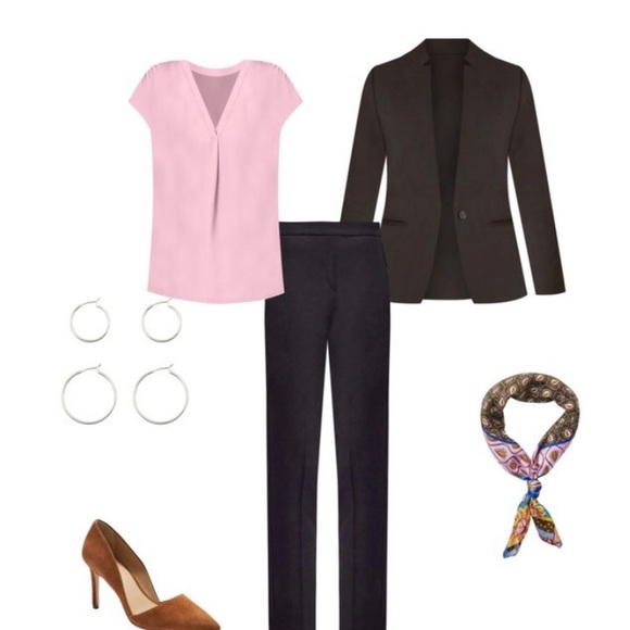 NEW Ann Taylor Seasonless 1 button navy blazer - Picture 4 of 12